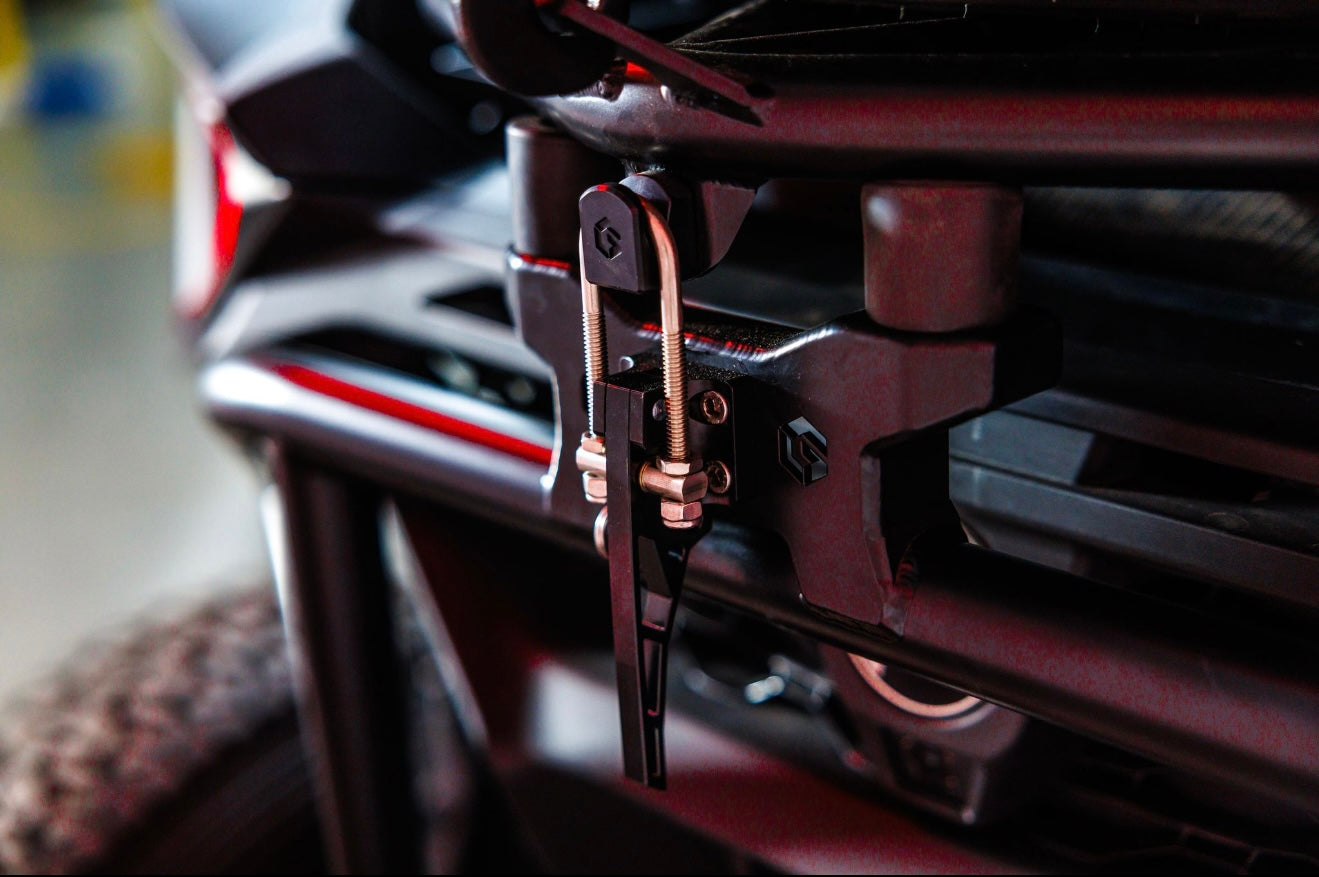GEISER PERFORMANCE BILLET TIRE CARRIER LATCH – Geiser Performance