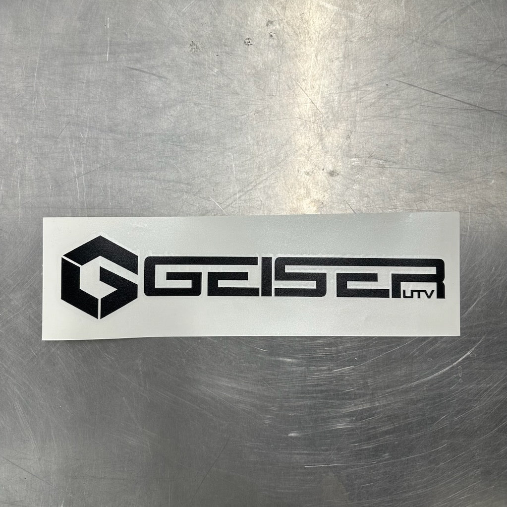 GEISER VINYL STICKER - 20" – Geiser Performance